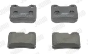 Bremsbelagsatz, Scheibenbremse Hinterachse JURID 571407J