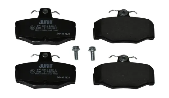 Bremsbelagsatz, Scheibenbremse Hinterachse JURID 571421J Bild Bremsbelagsatz, Scheibenbremse Hinterachse JURID 571421J