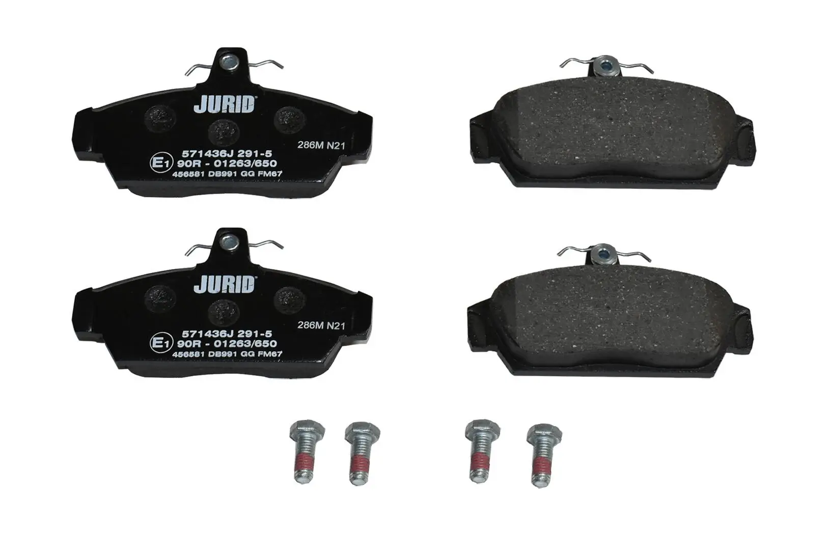 Bremsbelagsatz, Scheibenbremse Vorderachse JURID 571436J