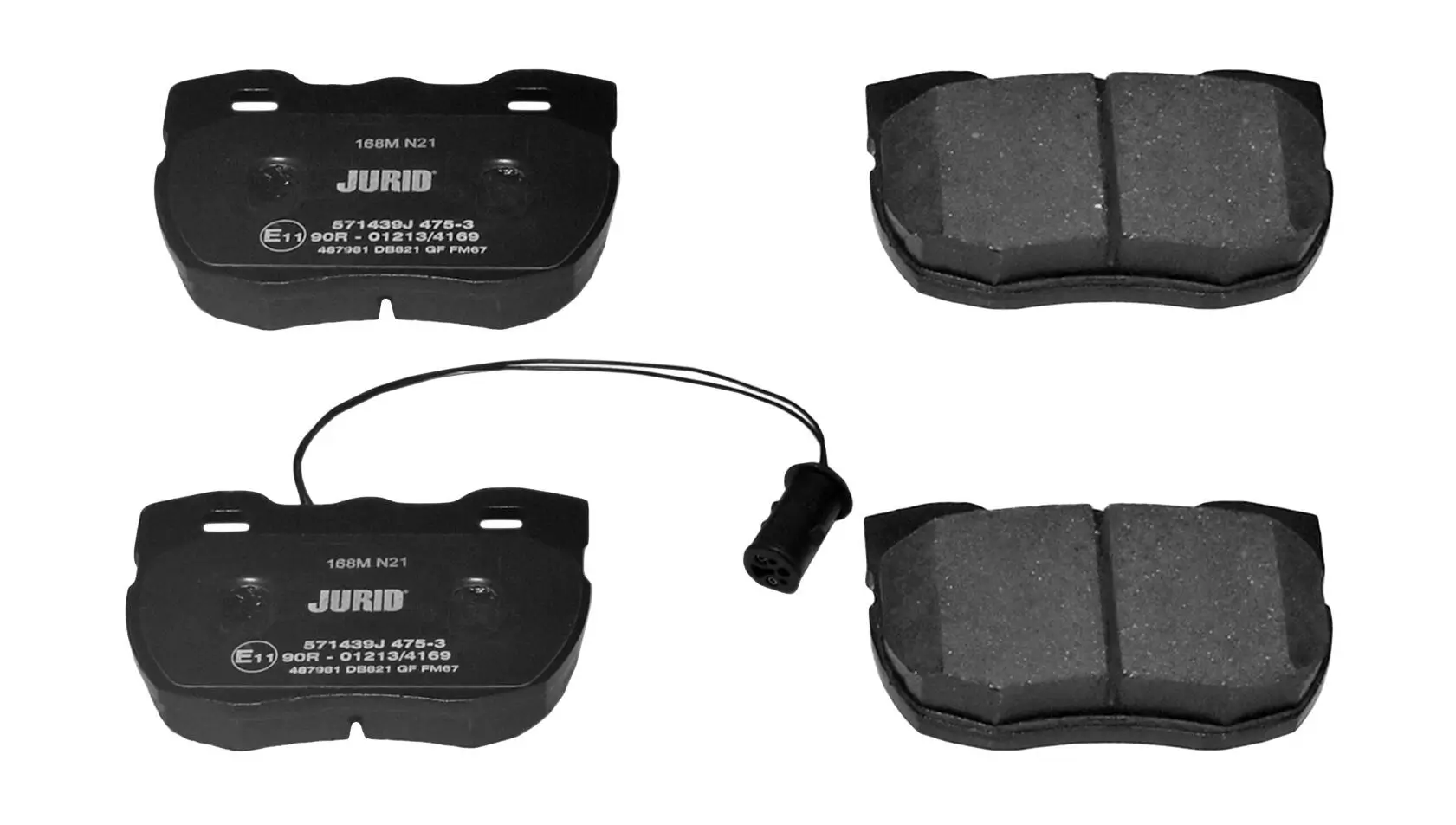 Bremsbelagsatz, Scheibenbremse Vorderachse JURID 571439J