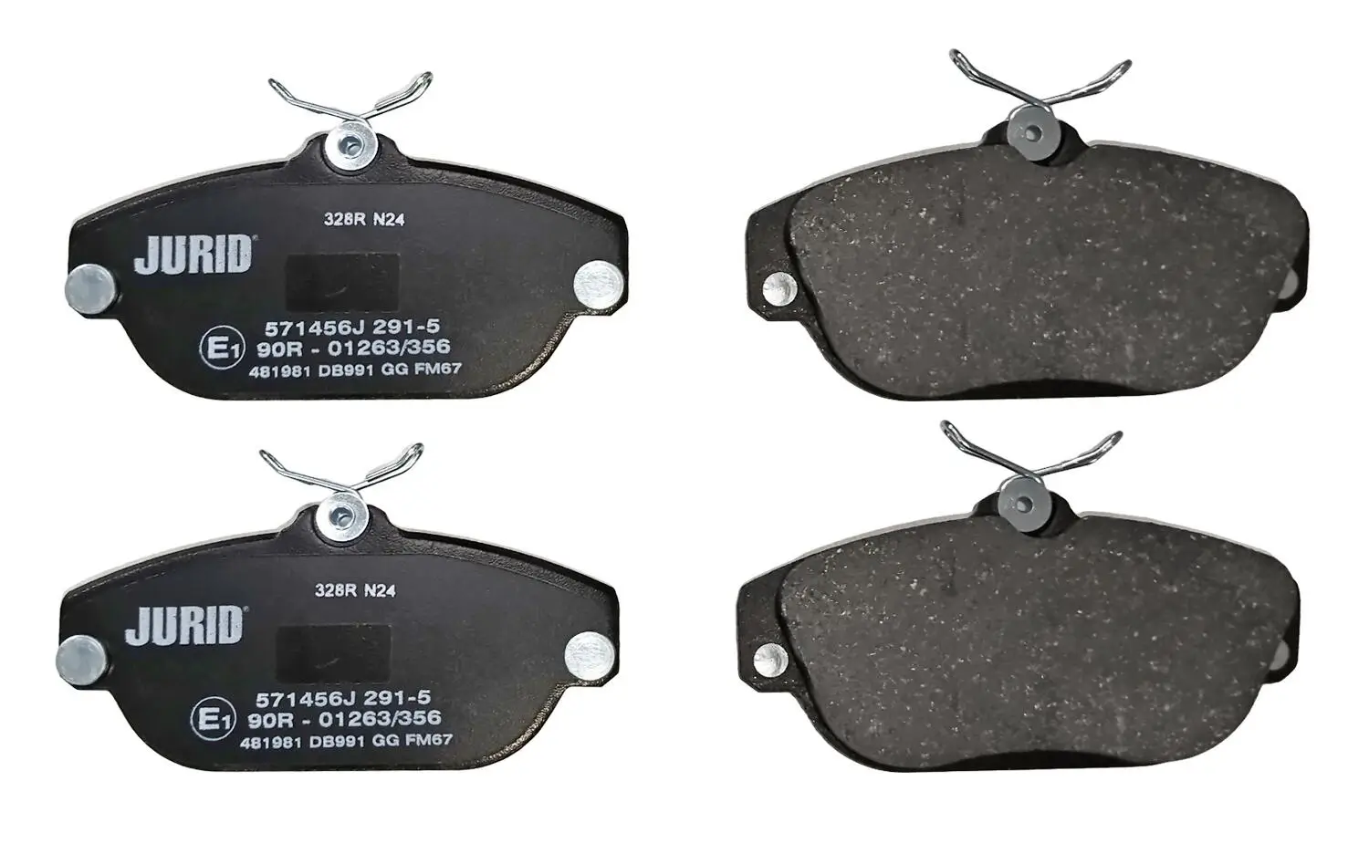 Bremsbelagsatz, Scheibenbremse Vorderachse JURID 571456J