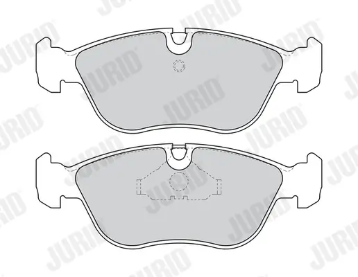 Bremsbelagsatz, Scheibenbremse JURID 571457J Bild Bremsbelagsatz, Scheibenbremse JURID 571457J