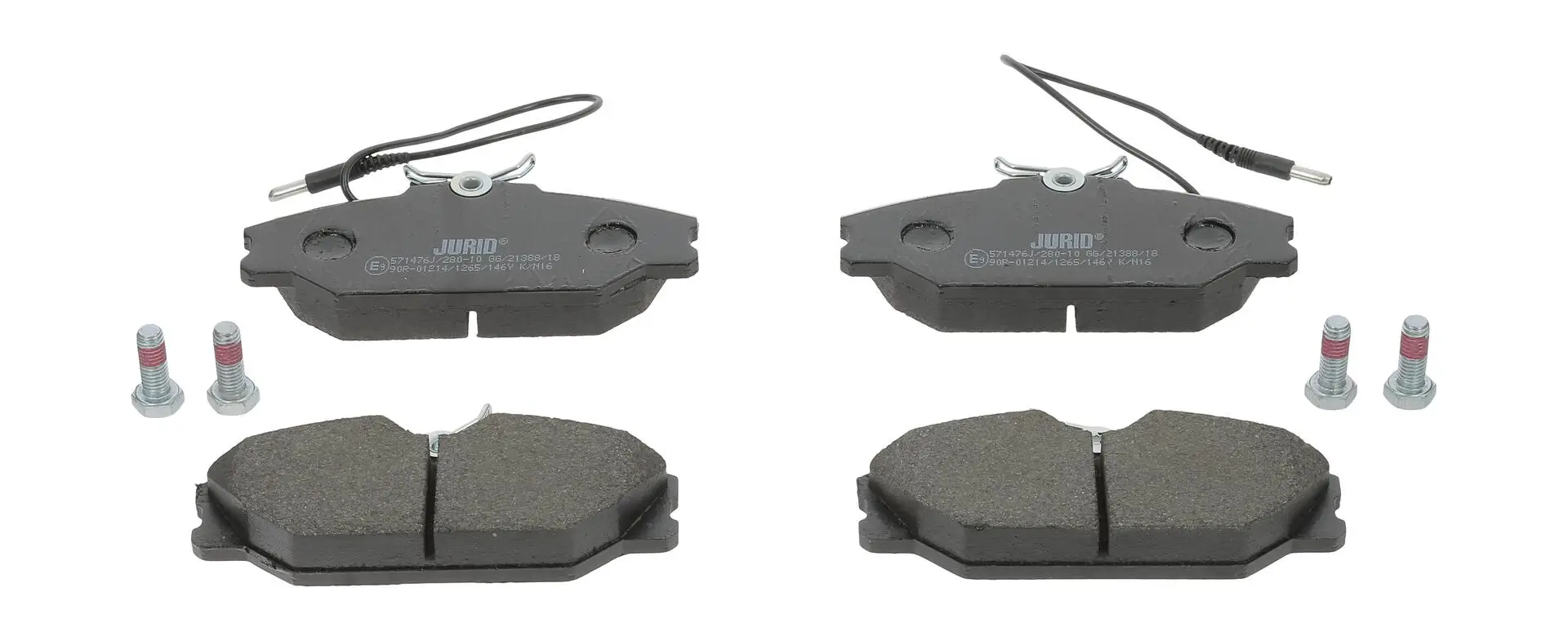 Bremsbelagsatz, Scheibenbremse Vorderachse JURID 571476J
