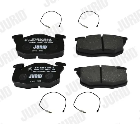 Bremsbelagsatz, Scheibenbremse JURID 571525J Bild Bremsbelagsatz, Scheibenbremse JURID 571525J
