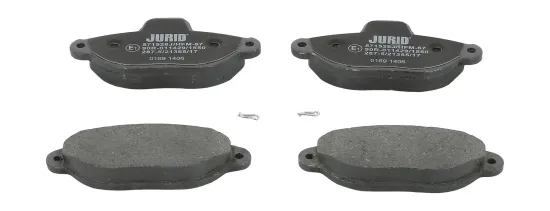 Bremsbelagsatz, Scheibenbremse Vorderachse JURID 571528J Bild Bremsbelagsatz, Scheibenbremse Vorderachse JURID 571528J