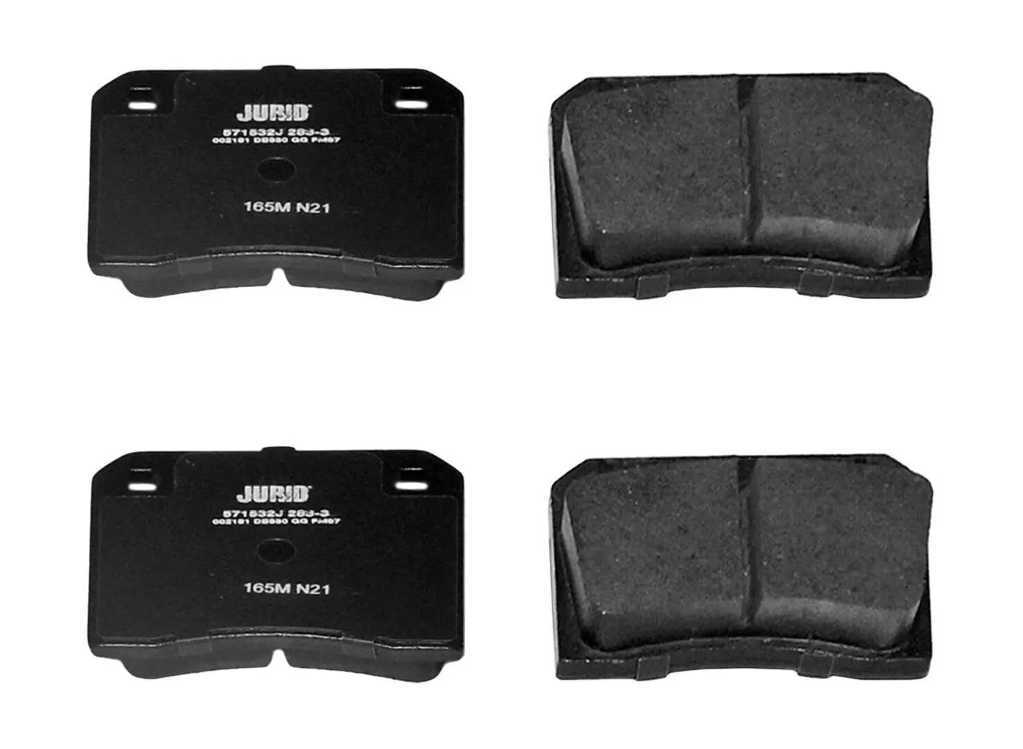 Bremsbelagsatz, Scheibenbremse JURID 571532J