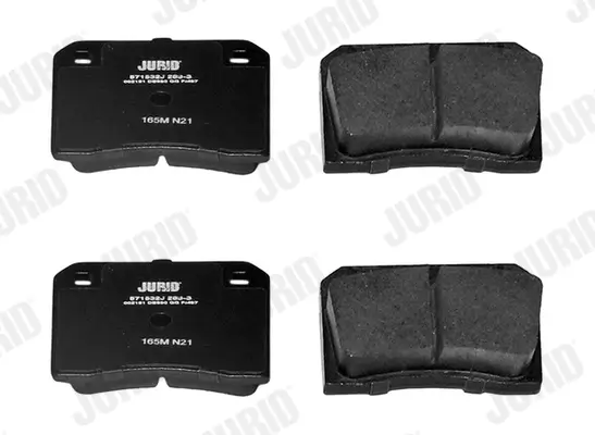 Bremsbelagsatz, Scheibenbremse JURID 571532J Bild Bremsbelagsatz, Scheibenbremse JURID 571532J