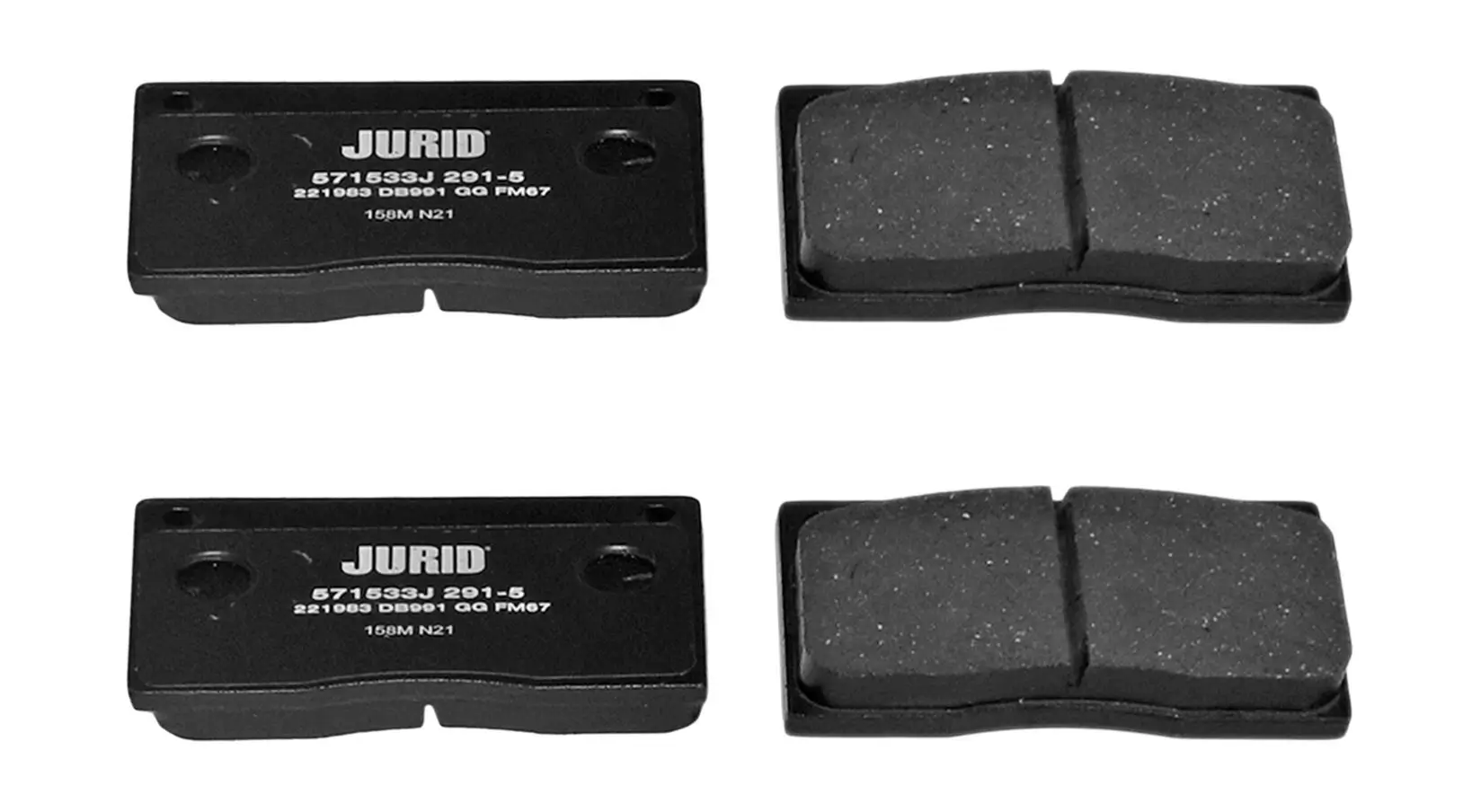 Bremsbelagsatz, Scheibenbremse Vorderachse JURID 571533J