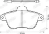 Bremsbelagsatz, Scheibenbremse JURID 571741J Bild Bremsbelagsatz, Scheibenbremse JURID 571741J