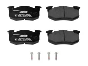 Bremsbelagsatz, Scheibenbremse Hinterachse JURID 571747J