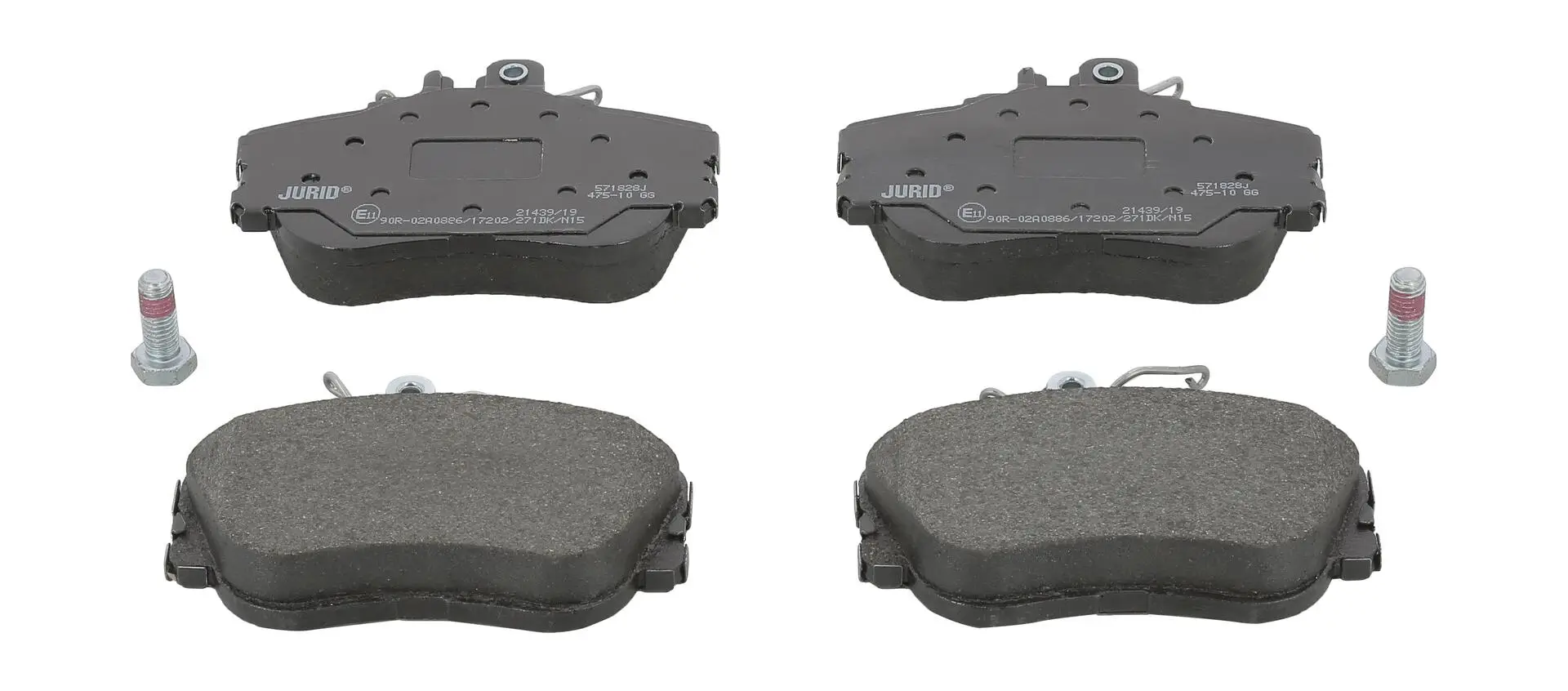 Bremsbelagsatz, Scheibenbremse Vorderachse JURID 571828J