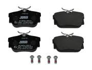 Bremsbelagsatz, Scheibenbremse Hinterachse JURID 571875J