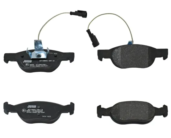 Bremsbelagsatz, Scheibenbremse Vorderachse JURID 571882J Bild Bremsbelagsatz, Scheibenbremse Vorderachse JURID 571882J