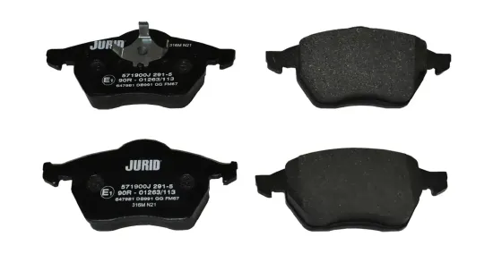 Bremsbelagsatz, Scheibenbremse JURID 571900J Bild Bremsbelagsatz, Scheibenbremse JURID 571900J
