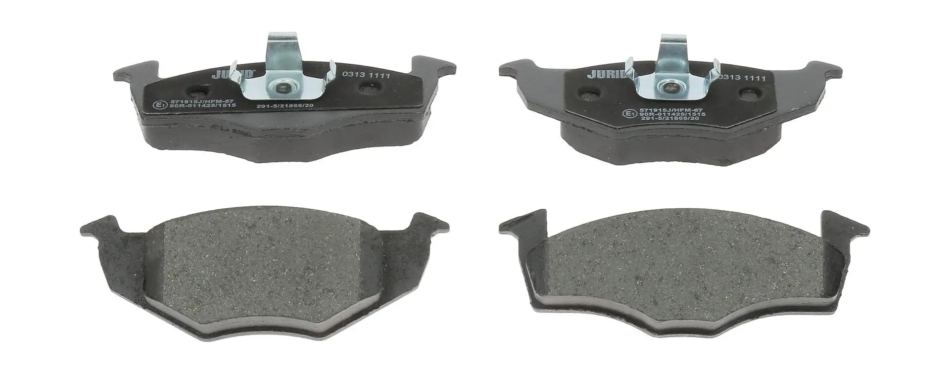 Bremsbelagsatz, Scheibenbremse Vorderachse JURID 571915J