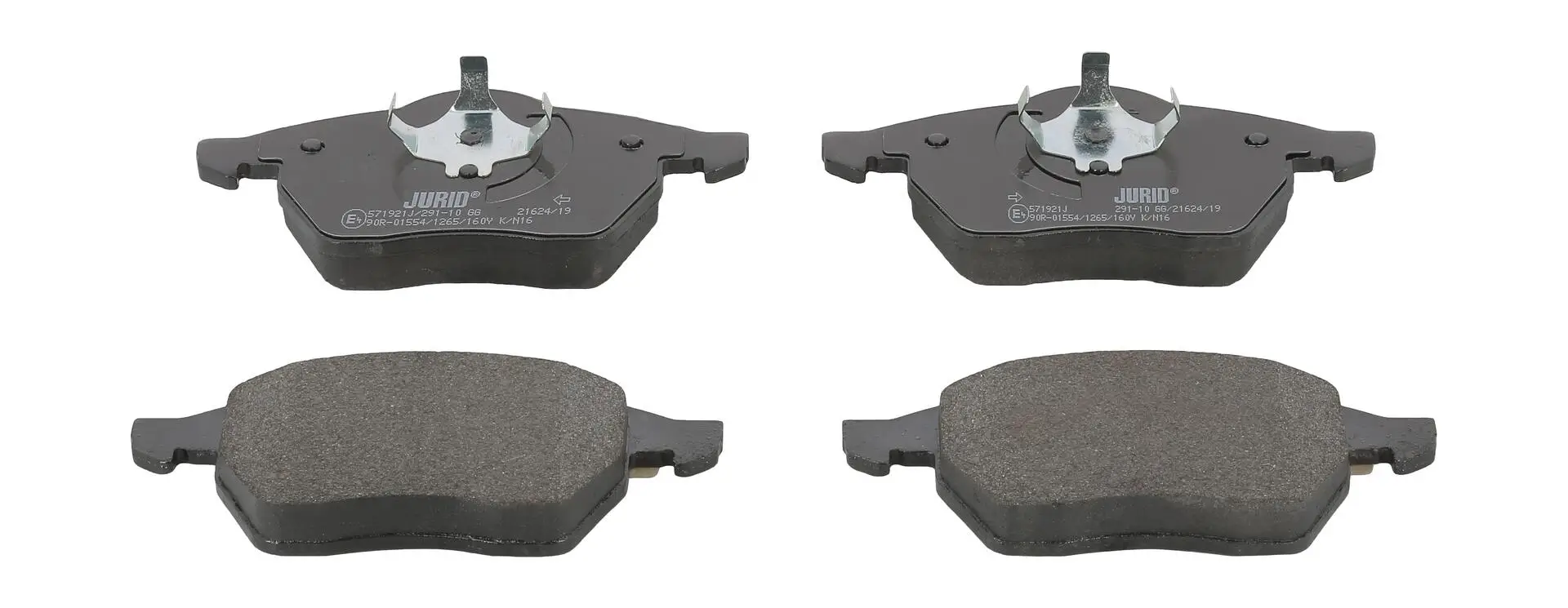 Bremsbelagsatz, Scheibenbremse Vorderachse JURID 571921J
