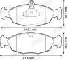 Bremsbelagsatz, Scheibenbremse JURID 571924J Bild Bremsbelagsatz, Scheibenbremse JURID 571924J