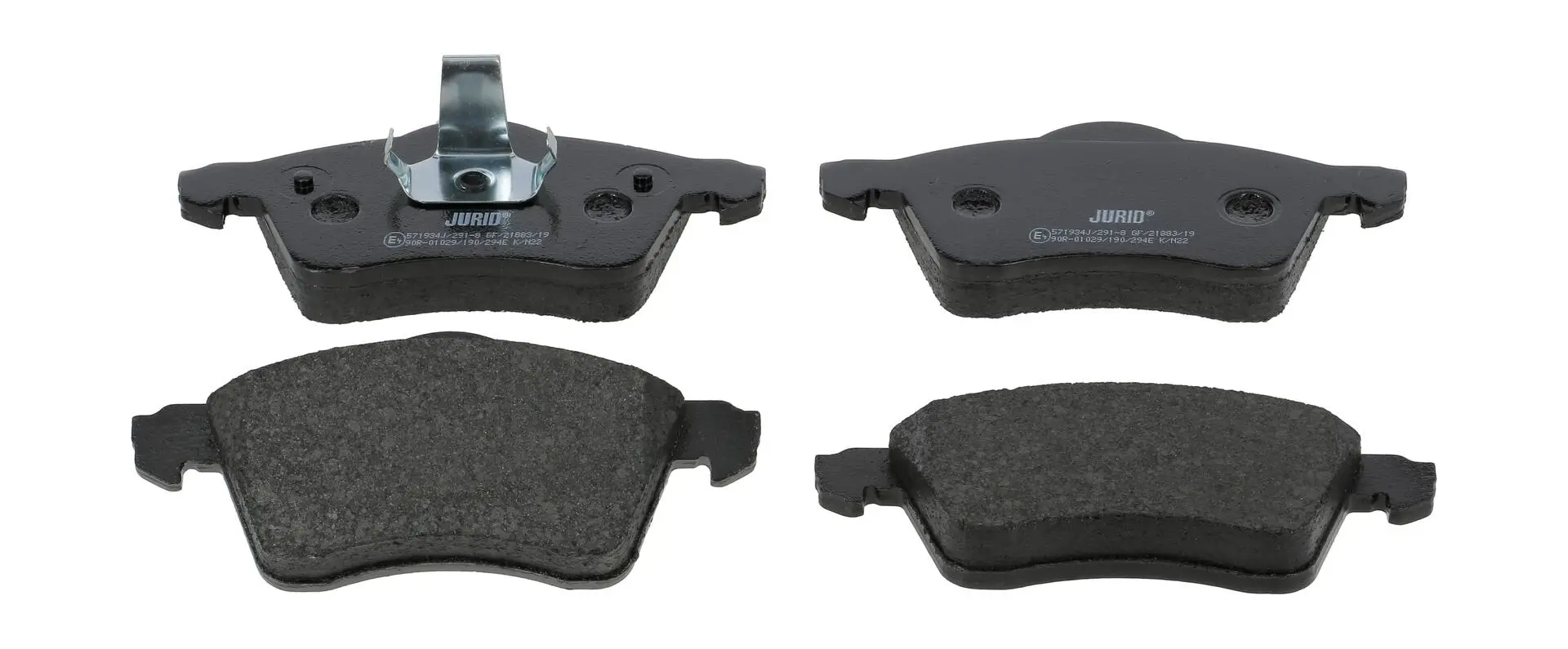 Bremsbelagsatz, Scheibenbremse Vorderachse JURID 571934J