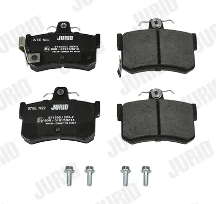 Bremsbelagsatz, Scheibenbremse Hinterachse JURID 571938J Bild Bremsbelagsatz, Scheibenbremse Hinterachse JURID 571938J