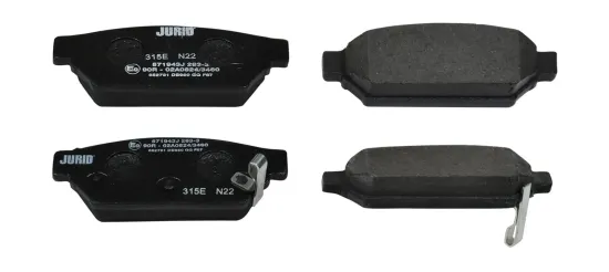 Bremsbelagsatz, Scheibenbremse JURID 571943J Bild Bremsbelagsatz, Scheibenbremse JURID 571943J