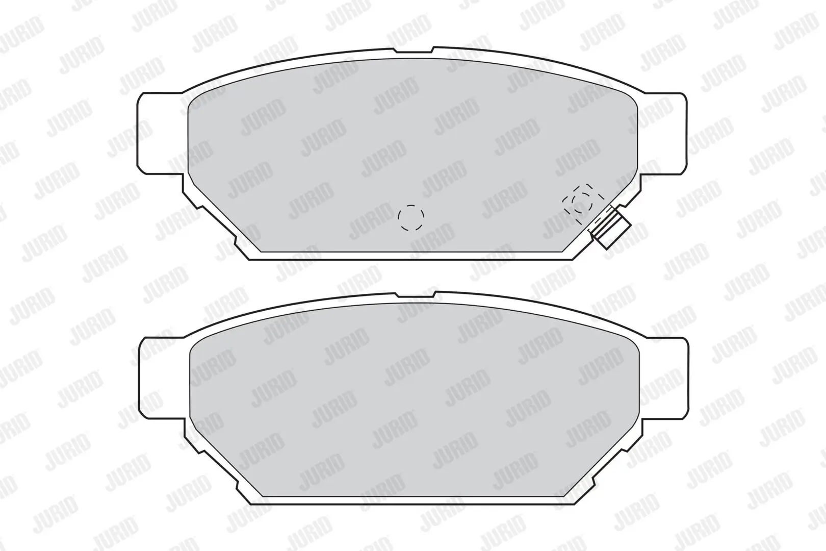 Bremsbelagsatz, Scheibenbremse JURID 571943J