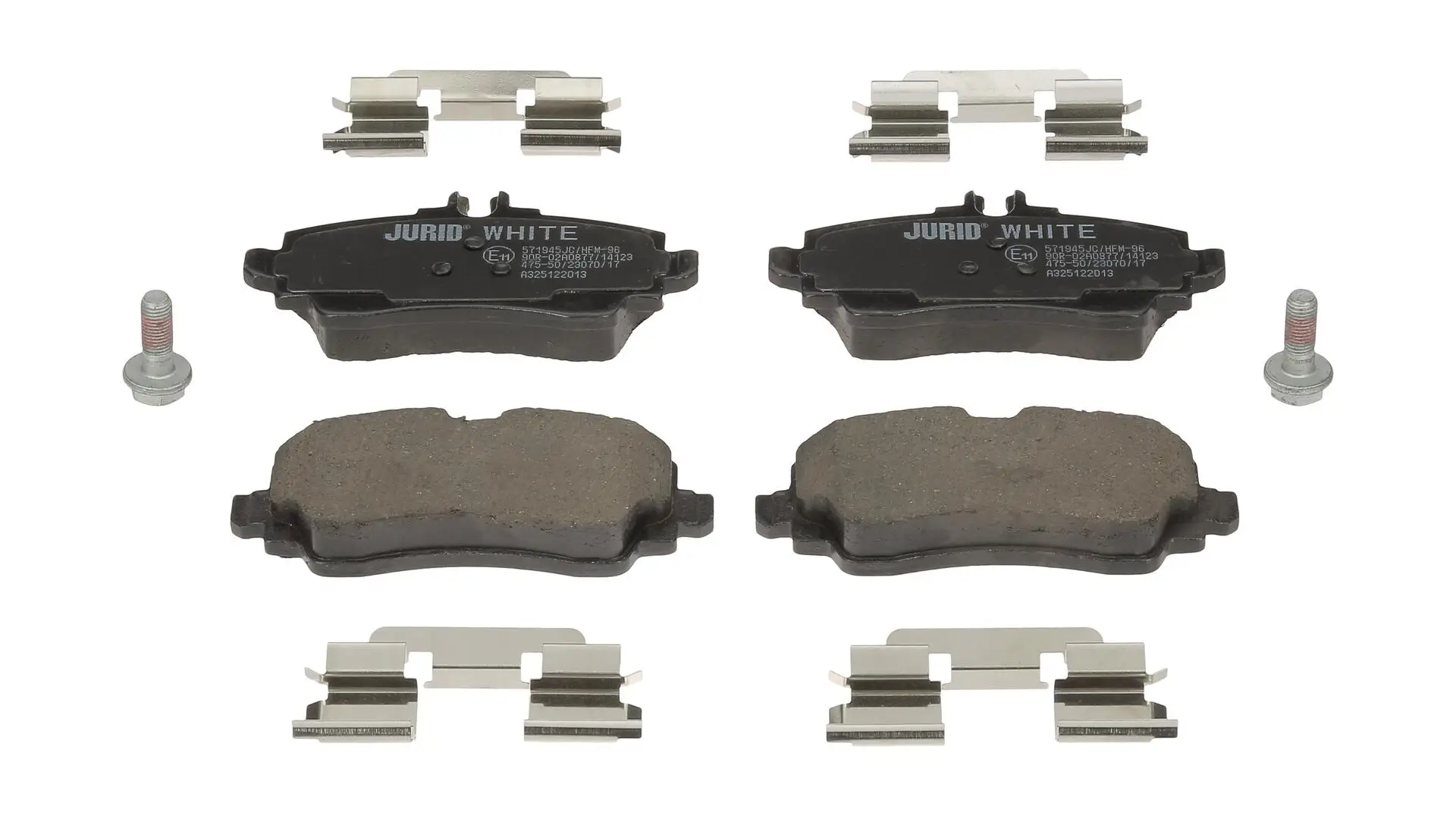 Bremsbelagsatz, Scheibenbremse Vorderachse JURID 571945JC
