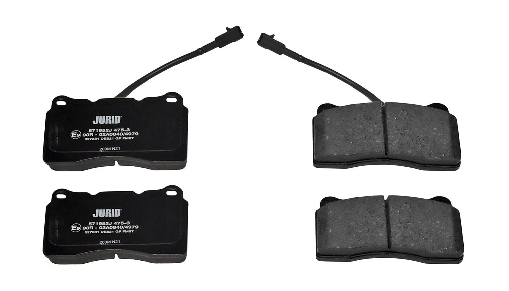 Bremsbelagsatz, Scheibenbremse Vorderachse JURID 571952J