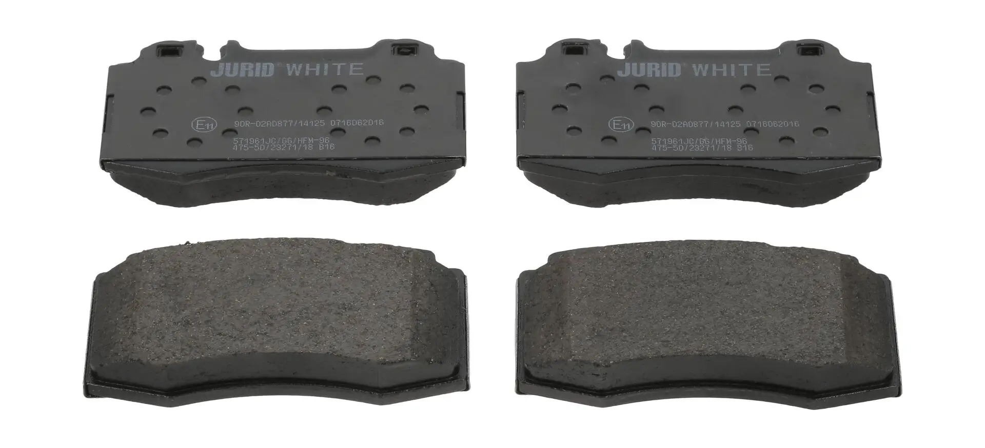 Bremsbelagsatz, Scheibenbremse Vorderachse JURID 571961JC
