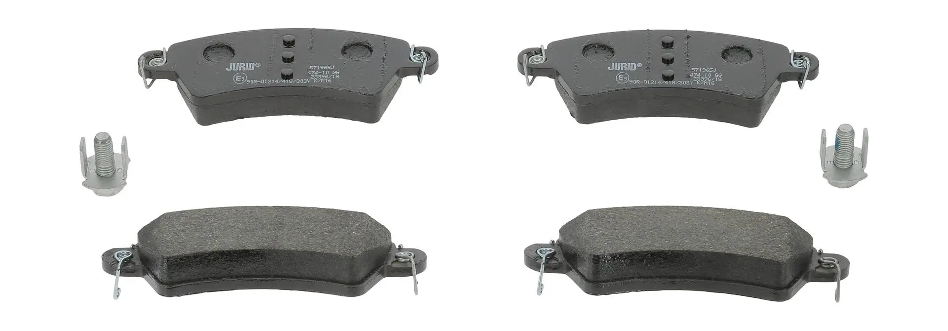 Bremsbelagsatz, Scheibenbremse Vorderachse JURID 571965J