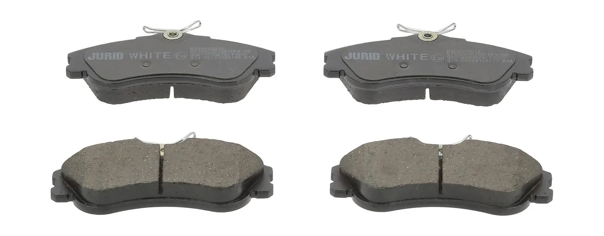Bremsbelagsatz, Scheibenbremse JURID 571966JC