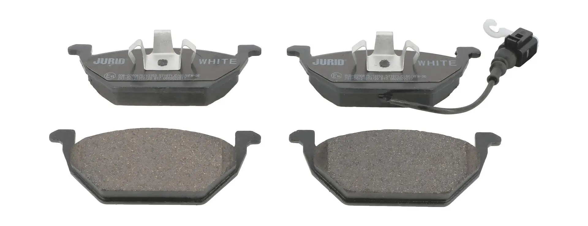 Bremsbelagsatz, Scheibenbremse JURID 571971JC