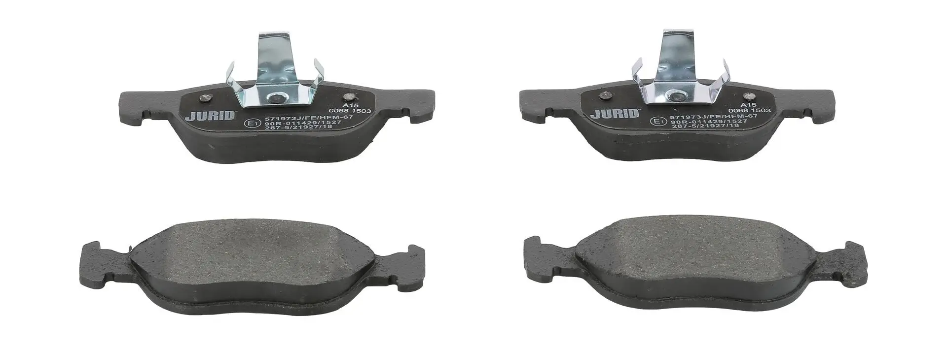 Bremsbelagsatz, Scheibenbremse Vorderachse JURID 571973J