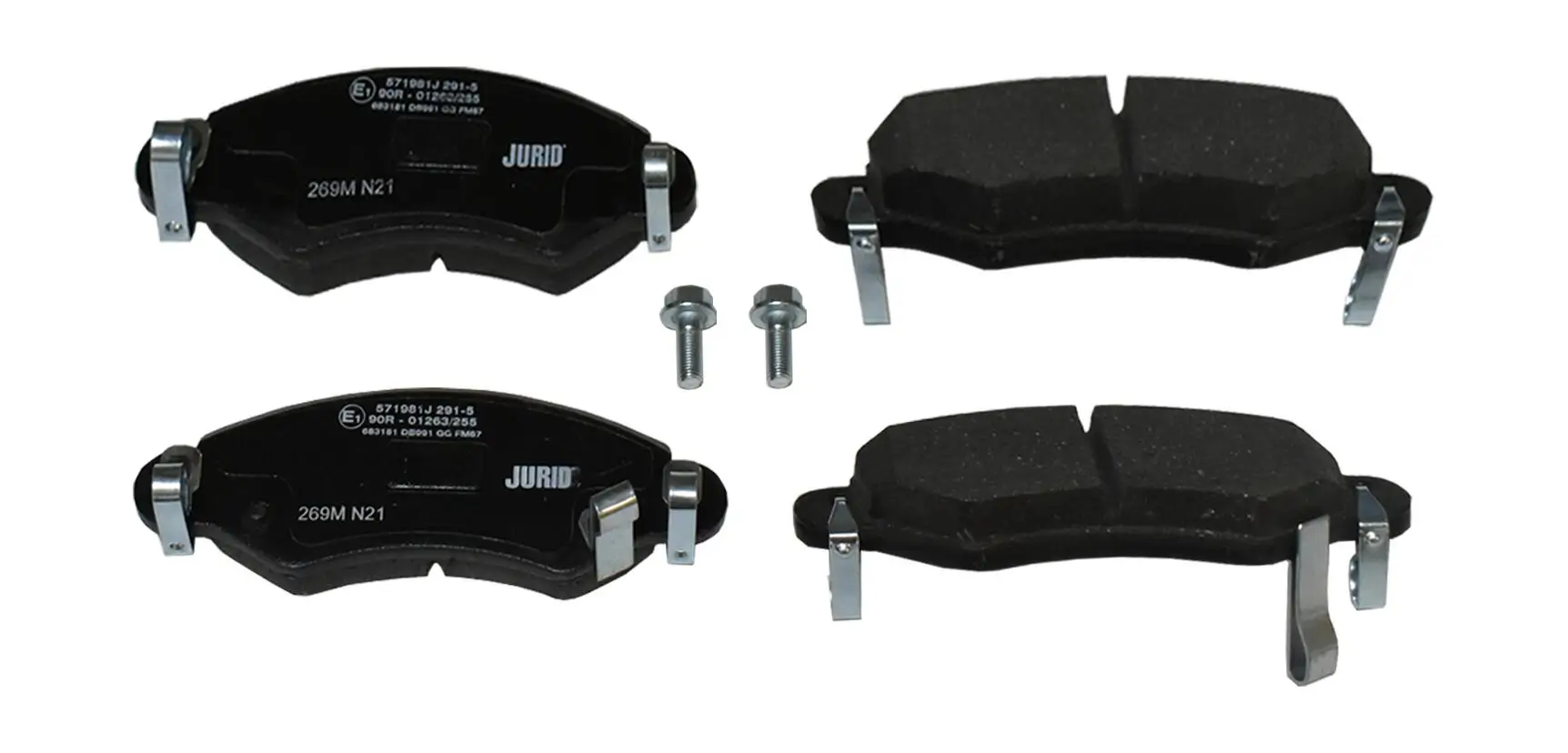 Bremsbelagsatz, Scheibenbremse Vorderachse JURID 571981J