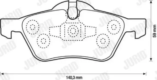 Bremsscheibe Vorderachse JURID 563698JC Bild Bremsscheibe Vorderachse JURID 563698JC