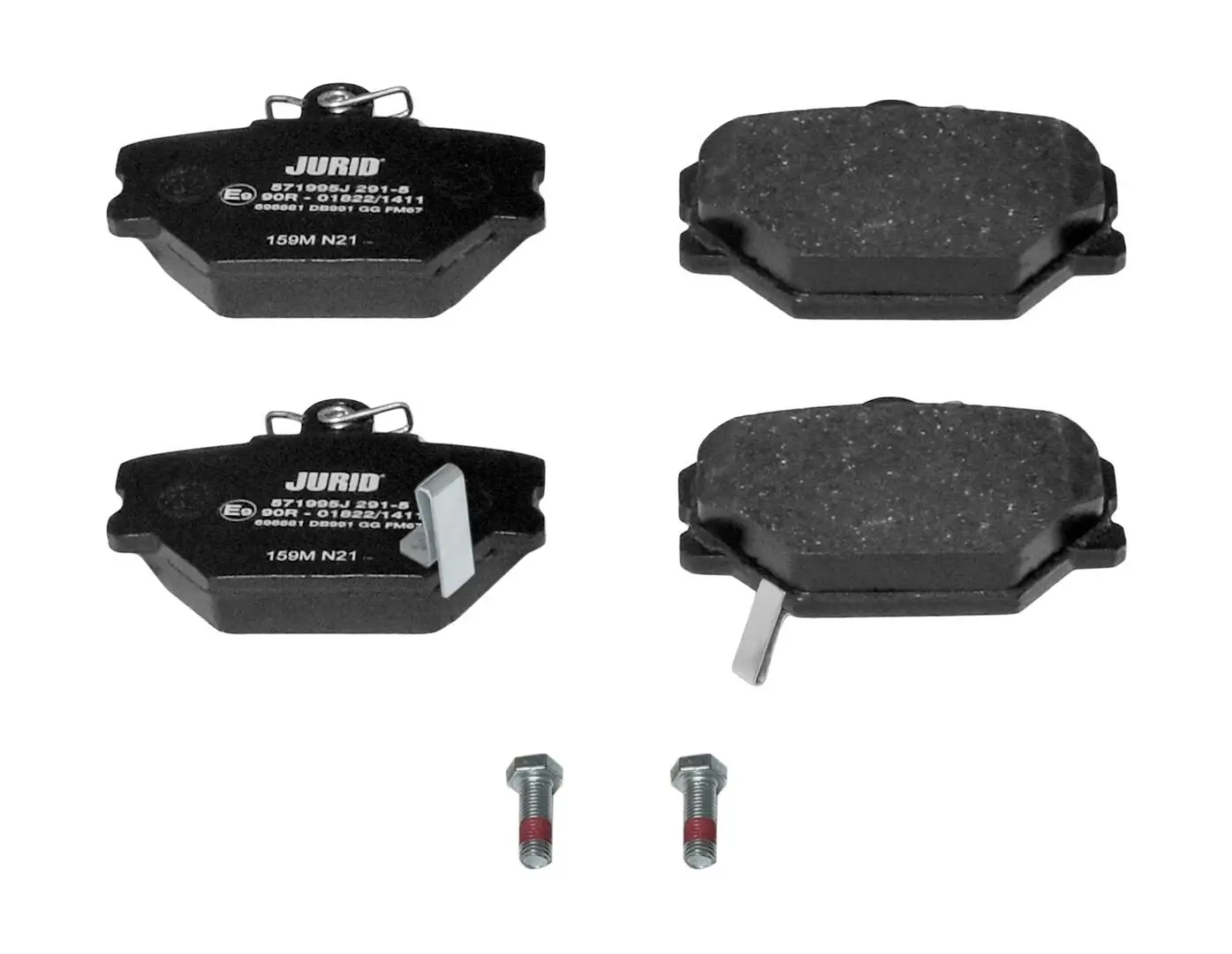 Bremsbelagsatz, Scheibenbremse Vorderachse JURID 571995J