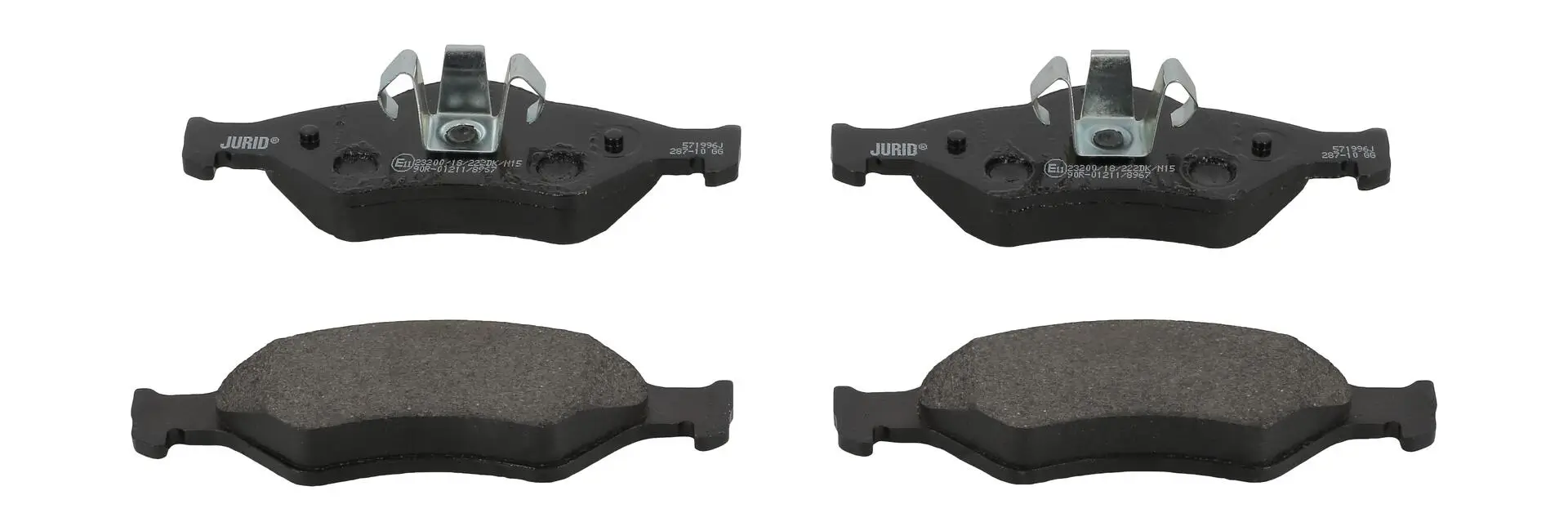 Bremsbelagsatz, Scheibenbremse Vorderachse JURID 571996J