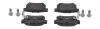 Bremsbelagsatz, Scheibenbremse Hinterachse JURID 572138J Bild Bremsbelagsatz, Scheibenbremse Hinterachse JURID 572138J