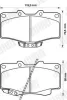 Bremsbelagsatz, Scheibenbremse Vorderachse JURID 572140J Bild Bremsbelagsatz, Scheibenbremse Vorderachse JURID 572140J
