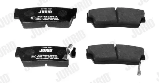 Bremsbelagsatz, Scheibenbremse Vorderachse JURID 572166J Bild Bremsbelagsatz, Scheibenbremse Vorderachse JURID 572166J