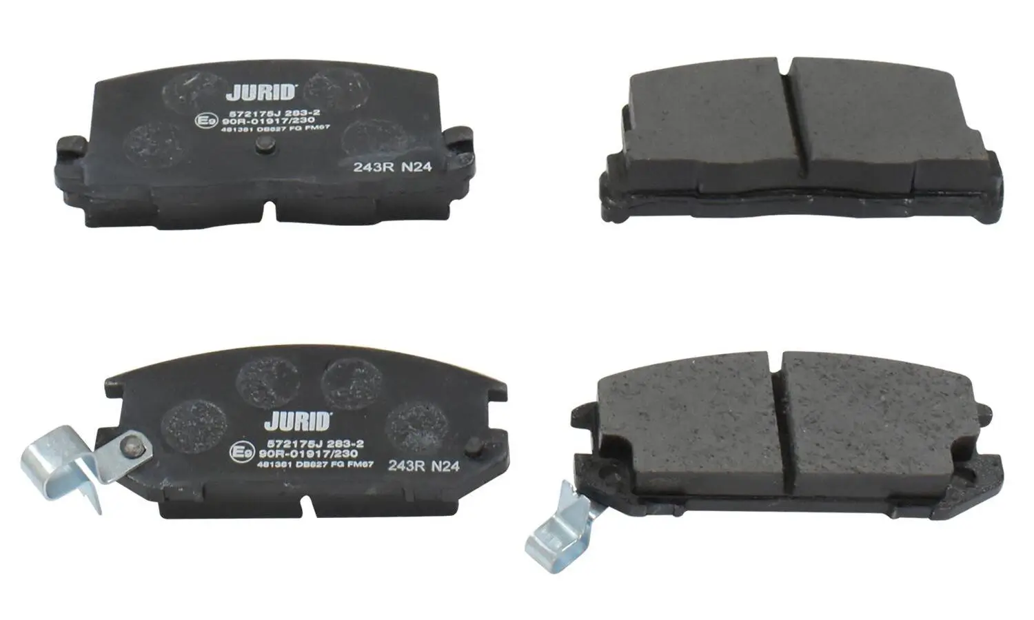 Bremsbelagsatz, Scheibenbremse Hinterachse JURID 572175J