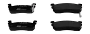 Bremsbelagsatz, Scheibenbremse Vorderachse JURID 572189J