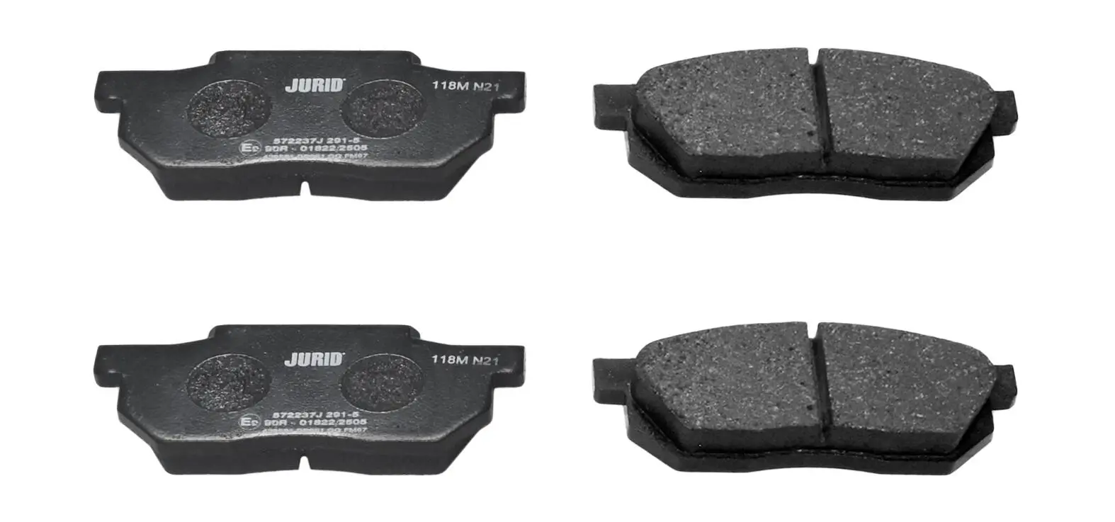 Bremsbelagsatz, Scheibenbremse Vorderachse JURID 572237J