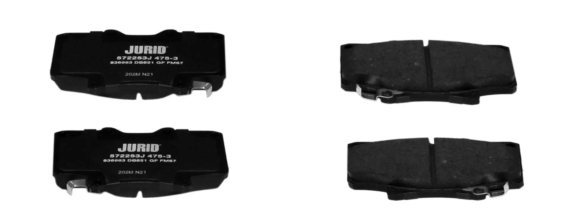 Bremsbelagsatz, Scheibenbremse Vorderachse JURID 572253J
