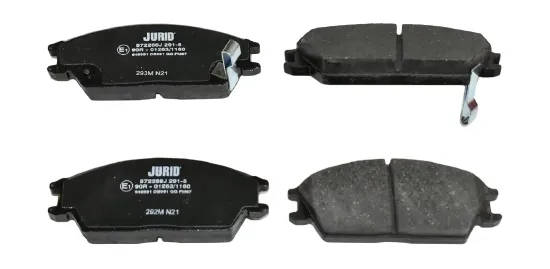 Bremsbelagsatz, Scheibenbremse Vorderachse JURID 572268J Bild Bremsbelagsatz, Scheibenbremse Vorderachse JURID 572268J