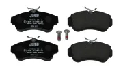 Bremsbelagsatz, Scheibenbremse Vorderachse JURID 572310J