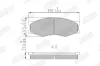 Bremsbelagsatz, Scheibenbremse Vorderachse JURID 572312J Bild Bremsbelagsatz, Scheibenbremse Vorderachse JURID 572312J