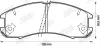 Bremsbelagsatz, Scheibenbremse Vorderachse JURID 572317J