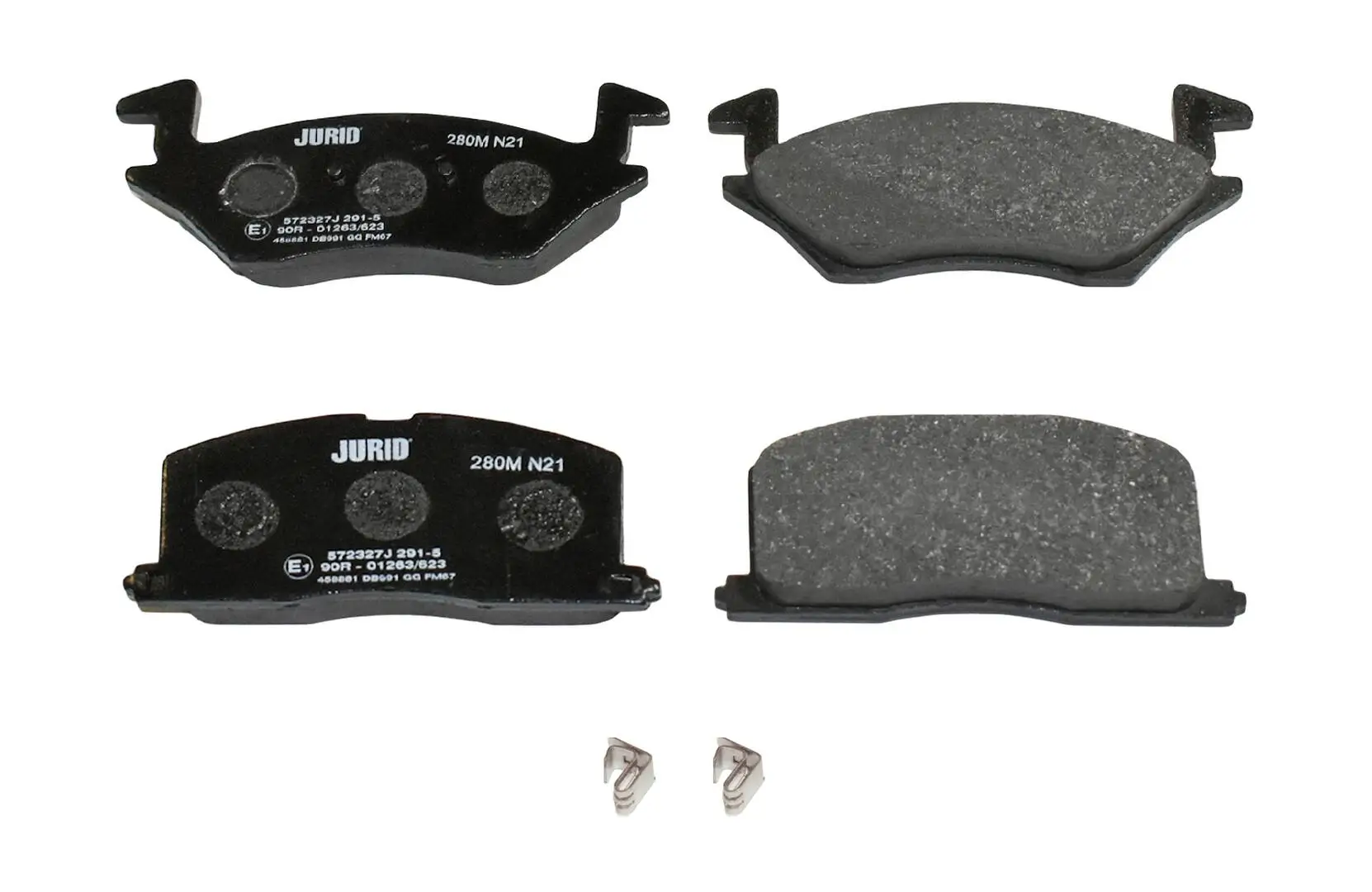 Bremsbelagsatz, Scheibenbremse Vorderachse JURID 572327J