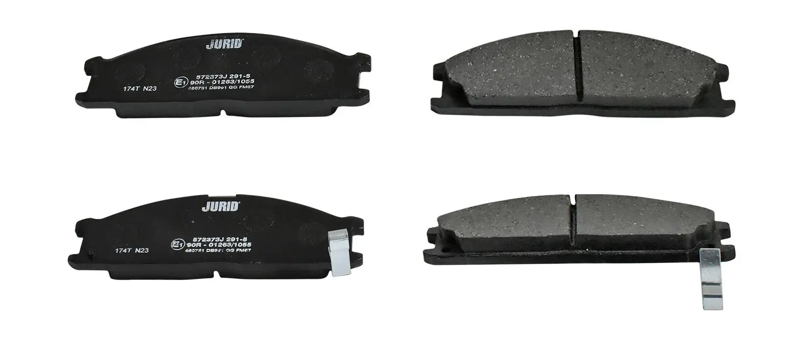 Bremsbelagsatz, Scheibenbremse Vorderachse JURID 572373J