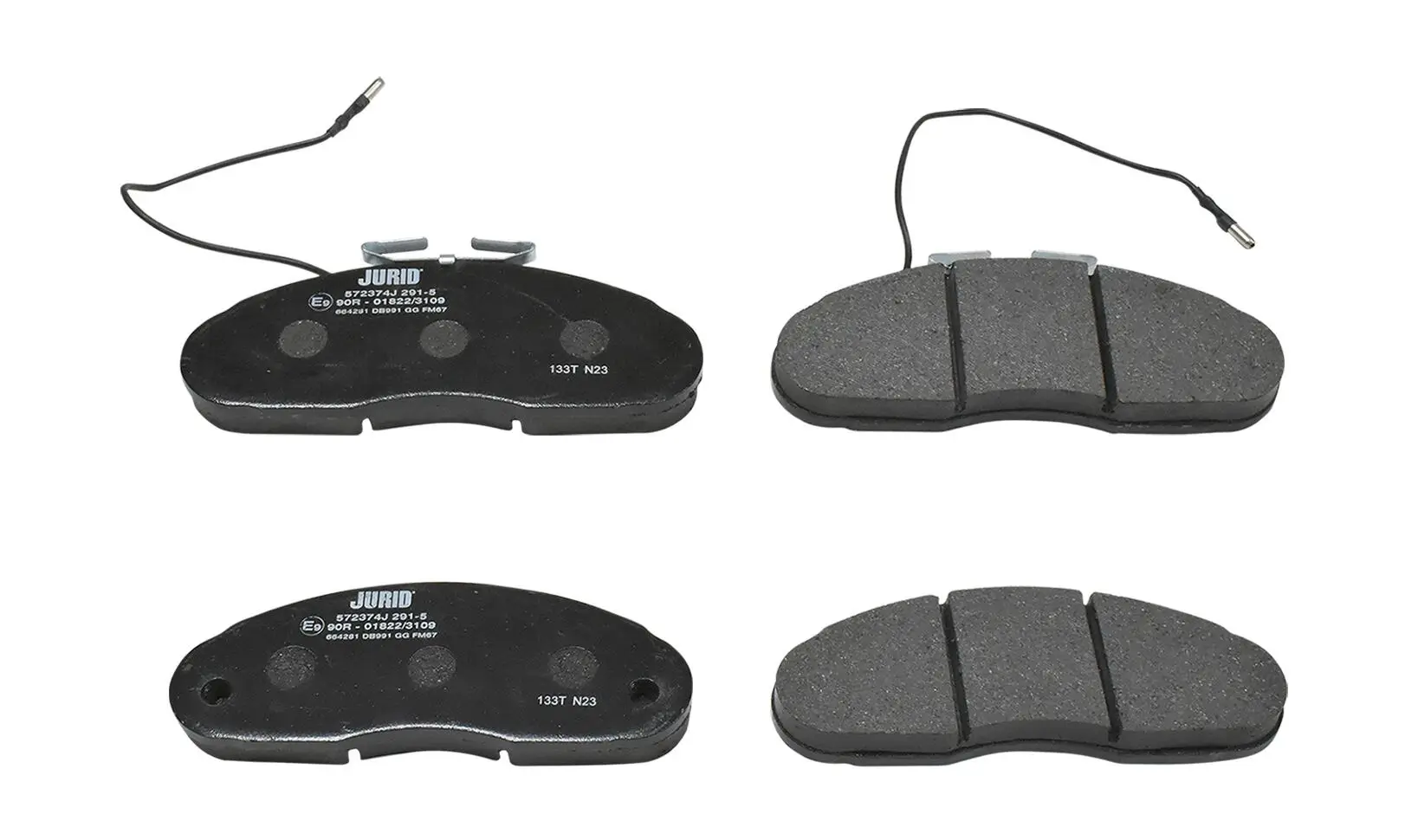 Bremsbelagsatz, Scheibenbremse JURID 572374J